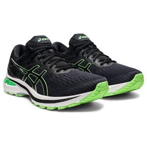 ASICS Mens GT-2000 9 Running Shoes Black/Bright Lime 10.5 M